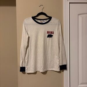 Dearfoams Women's White and Grey Pajamas